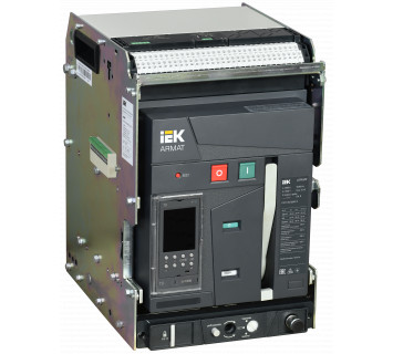 ARMAT Воздушный автоматический выключатель выдвижного исполнения 3P типоразмер A 55кА 1000А расцепитель TD с комплектом аксессуаров 220В: мотор привод катушка включения катушка отключения IEK
