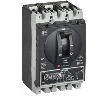 ARMAT Автоматический выключатель в литом корпусе 3P типоразмер D 85кА 160А расцепитель электронный продвинутый IEK