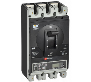 ARMAT Автоматический выключатель в литом корпусе 3P типоразмер H 100кА 400А расцепитель электронный продвинутый IEK