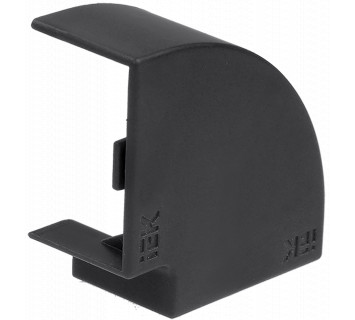 ELECOR Поворот 90град КМП 100х60 черный (2шт/компл) IEK