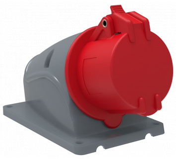 Розетка стационарная ССИ-114 16А-6ч/380-415В 3Р+РЕ IP44 MAGNUM IEK