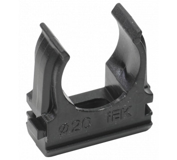 ELASTA Держатель с защелкой CF20 черный (10шт/компл) IEK