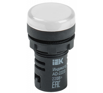 Лампа AD16DS(LED)матрица d=16мм белый 230В AC IEK