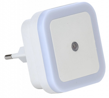 LIGHTING Светильник-ночник светодиодный 018 квадрат с датчиком освещенности 220В IEK