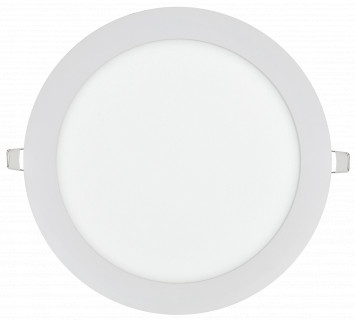 Светильник ДВО 1608 белый, круг LED 18Вт 6500 IP20 IEK