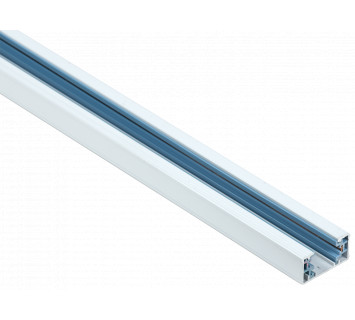 Шинопровод осветительный однофазный 1,5м белый в комплекте c токовводом и заглушкой IEK