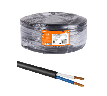 Кабель КГТП-ХЛ 2х0,75(N)-0,66 ГОСТ (100м) TDM