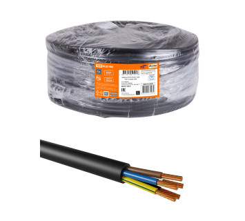 Кабель КГТП-ХЛ 5х1(N,PE)-0,66 ГОСТ (100м) TDM