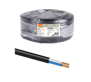 Провод ВВГмб-П нг(А)-LS 2х4 220/380 (100м) Народный