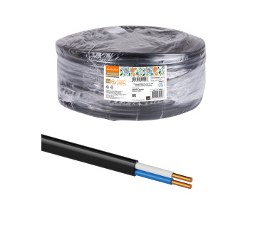 Провод ВВГмб-П нг(А)-LS 2х6 220/380 (100м) Народный