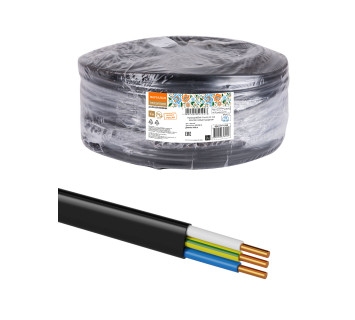 Провод ВВГмб-П нг(А)-LS 3х6 220/380 (100м) Народный