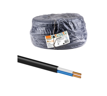 Провод ВВГмб-П нг(А)-LS 2х2,5 220/380 (90м) Народный