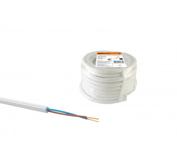 Провод ПВС 2х4 ГОСТ (5м), белый TDM