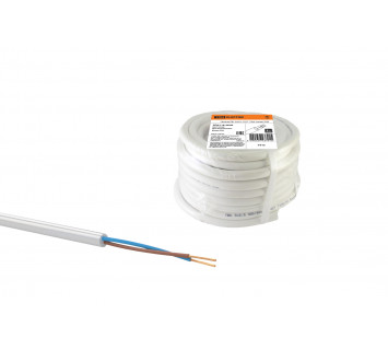 Провод ПВС 2х0,75 ГОСТ (10м), белый TDM
