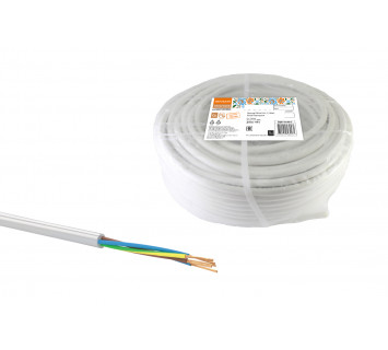 Провод ПВСмб 5х1,5 (100м), белый Народный