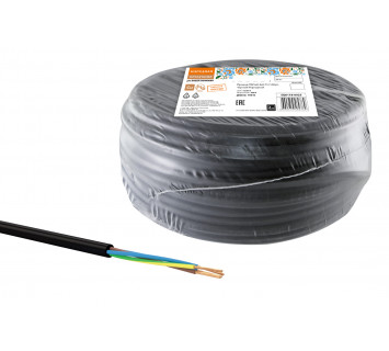 Провод ПВСмб 4х0,75 (100м), черный Народный