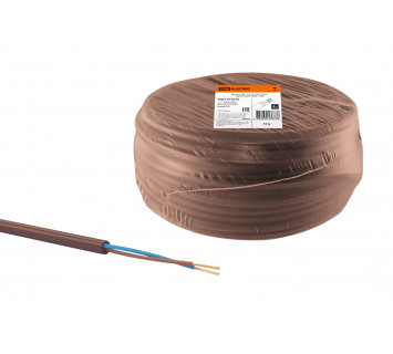 Провод ПВС 2х0,75 ГОСТ (10м), коричневый 