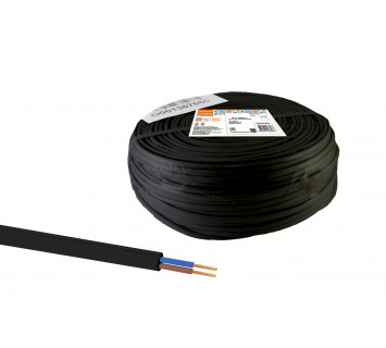 Шнур ШВВПмб 2х0,5 (100м), черный Народный