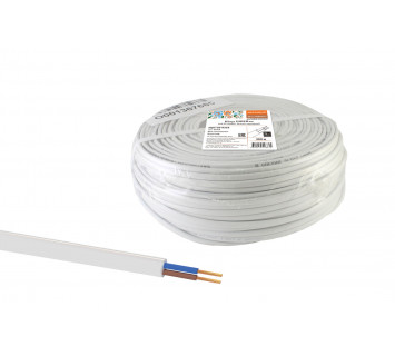 Шнур ШВВПмб 2х0,75 (200м), белый Народный