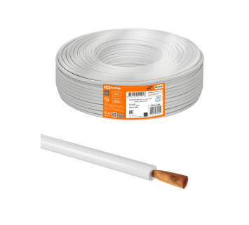Провод ПуГВнг(А)-LS 1х16,0 ГОСТ (100м), белый TDM