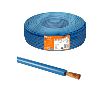 Провод ПуГВ 1х1,5 ГОСТ (100м), синий TDM