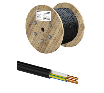 Кабель ППГнг(А)-HF 3х2,5 ок(N,PE)-0,66 ГОСТ TDM