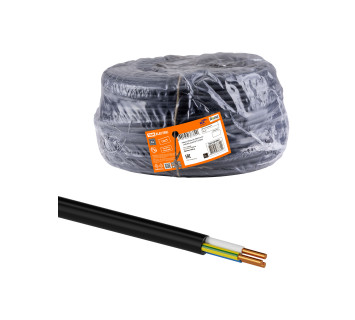 Кабель ППГнг(А)-FRHF 3х2,5 ок(N,PE)-0,66 ГОСТ (100м) TDM