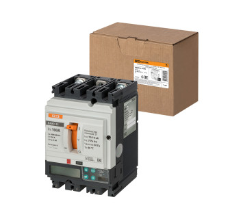 ВА89-35 3Р 100А 70кА (ЭР-ЖК дисплей) TDM