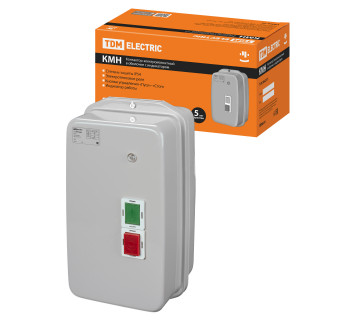 КМН48062 80А в оболочке с индикатором Ue=220В/АС3 IP54 TDM