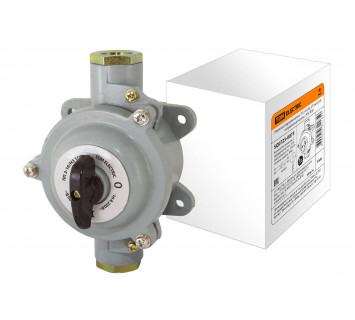 Пакетный переключатель ПП 2-16/Н2 2П 16А 220В, силуминовый корпус, IP56 TDM