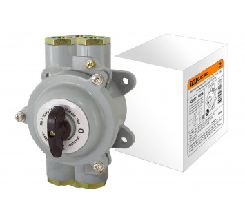 Пакетный переключатель ПП 2-16/Н3 2П 16А 220В, силуминовый корпус, IP56 TDM