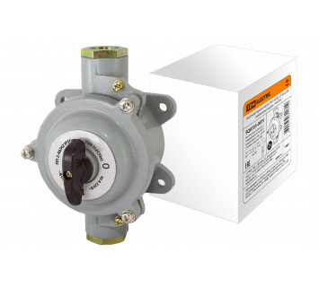 Пакетный переключатель ПП 2-40/Н2 2П 40А 220В, силуминовый корпус, IP56 TDM