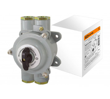 Пакетный переключатель ПП 3-16/Н2 3П 16А 220В, силуминовый корпус, IP56 TDM