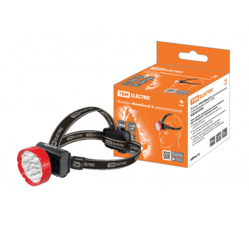 Фонарь «Налобный 5» аккумуляторный, 9 светодиодов, 0,8 Ач TDM