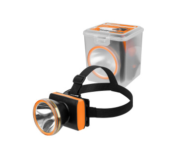 Фонарь «Налобный 15» аккум., 5 Вт LED, Li-Ion 3,7 В  2,4  А*ч, 300 лм, 230 В, TDM