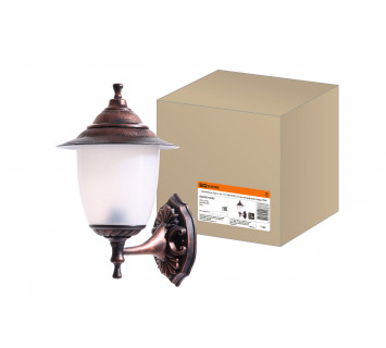 Светильник Прага Эл-11-71М 60 Вт Е27 настенный вверх медь TDM