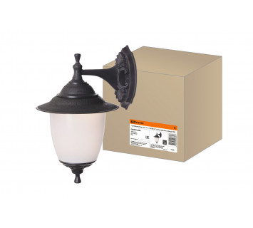 Светильник Прага Эл-11-71-1 60 Вт Е27 настенный вниз черный TDM