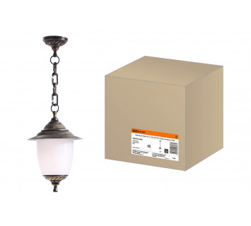 Светильник Прага Эл-11-70Б 60 Вт Е27 подвесной бронза TDM