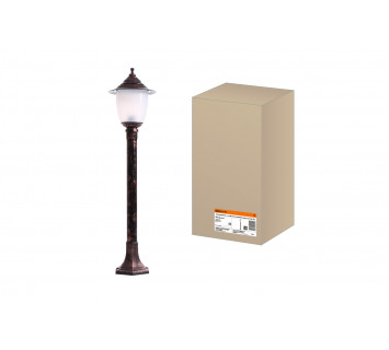 Светильник Прага Эл-11-73-100М 60 Вт Е27 напольный на стойке h-1.0 м медь TDM