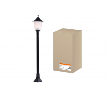 Светильник Прага Эл-11-73-125 60 Вт Е27 напольный на стойке h-1.25 м черный TDM