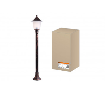 Светильник Прага Эл-11-73-125М 60 Вт Е27 напольный на стойке h-1.25м медь TDM