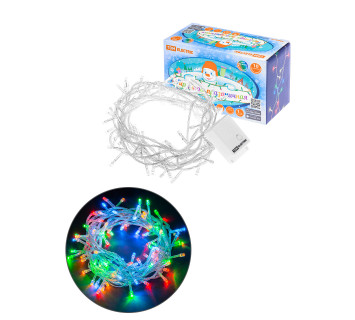 Гирлянда светодиодная СГ100M10, многоцвет., 10м, 8 режимов, 250 В, TDM