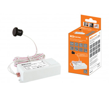 Датчик движения коротк.дист. ДДК-02 (откр.-закр.) 500Вт, 6см, IP20, 230В, TDM