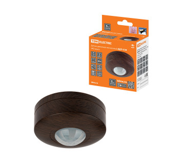 Датчик движения потол. ДДП-03В (1200Вт, 10-900с, 6м , 3+Лк, 120(сб)+360(св)гр IP33), 