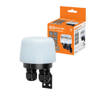 Фотореле ФРЛ-06 5-50лк 25А IP66, TDM