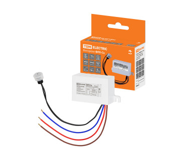 Фотореле ФРЛ-Ск 5-50лк 10А IP44 (скрытая уст., с датчиком IP44), TDM