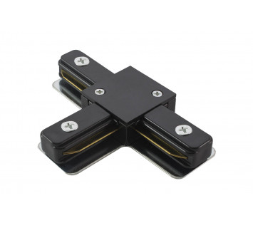 Коннектор T-образный для шинопровода TLC-01-BL-T, черный, TDM