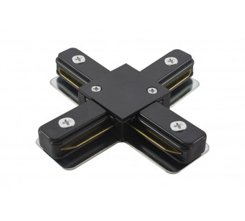 Коннектор Х-образный для шинопровода TLC-01-BL-X, черный, TDM