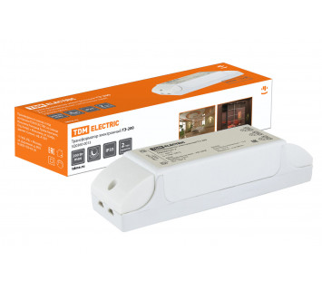 Трансформатор электронный диммируемый ТЭ-200 220В/12В 70-200Вт TDM