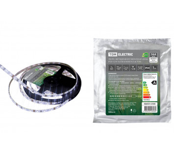 Лента светодиодная SMD5050-60-20-12-144-6000 60LED/м, IP20, 12В, 14,4Вт, (У) 6000К, TDM